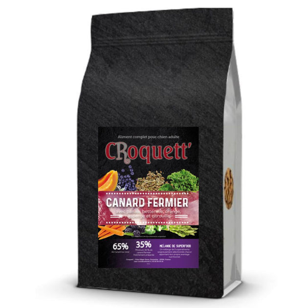Croquette superfood canard
