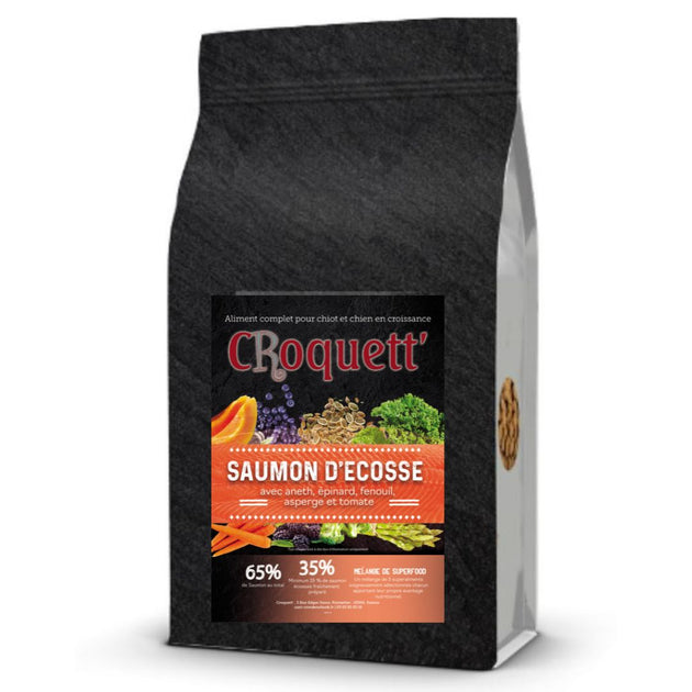 Croquette superfood chiot saumon
