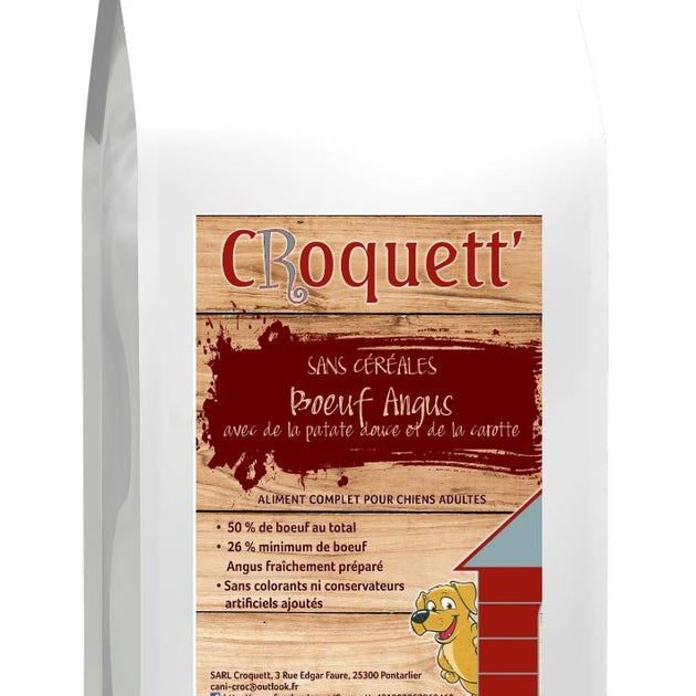 CROQUETT ADULTE BOEUF 12KG Croquett'