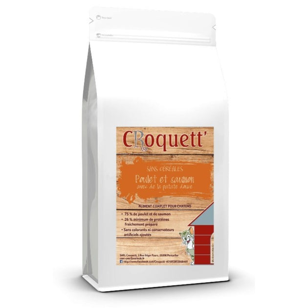 Croquette chaton poulet et patate douce