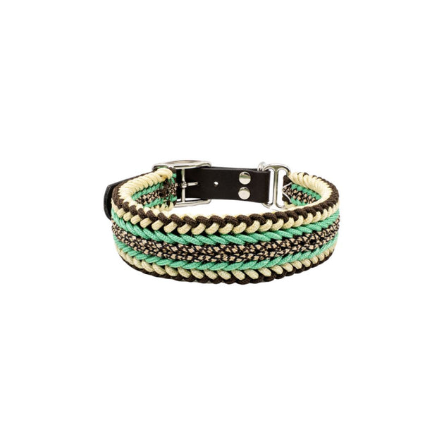 Collier Lenny marron, jeune et vert