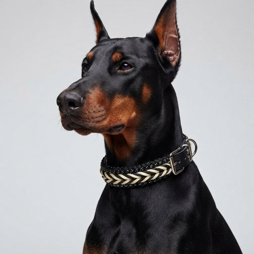 Collier Maïka Anthracite et jaune