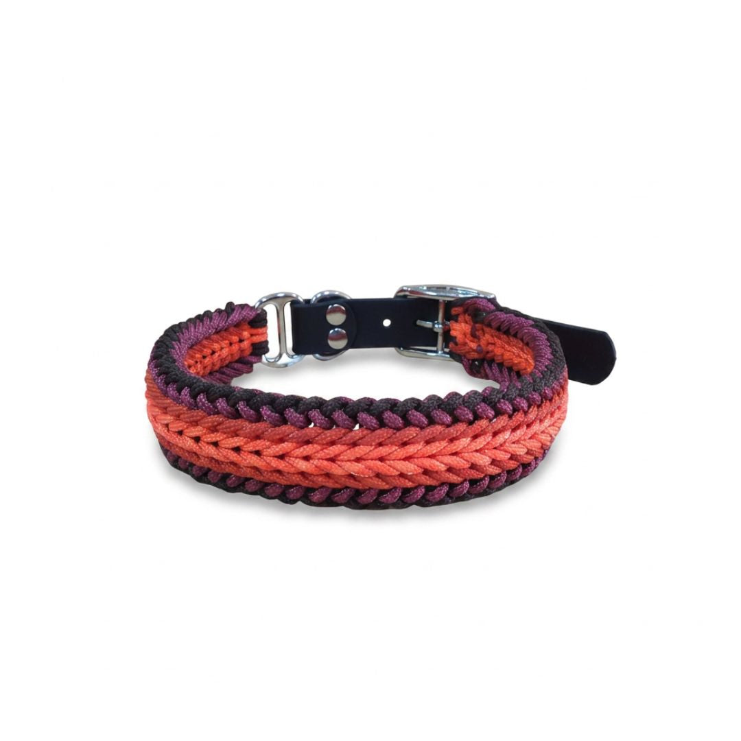 Collier Lenny marron rouge et orange