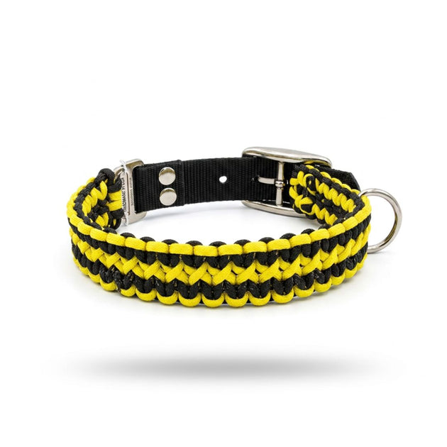 Collier Bastien marron et jaune