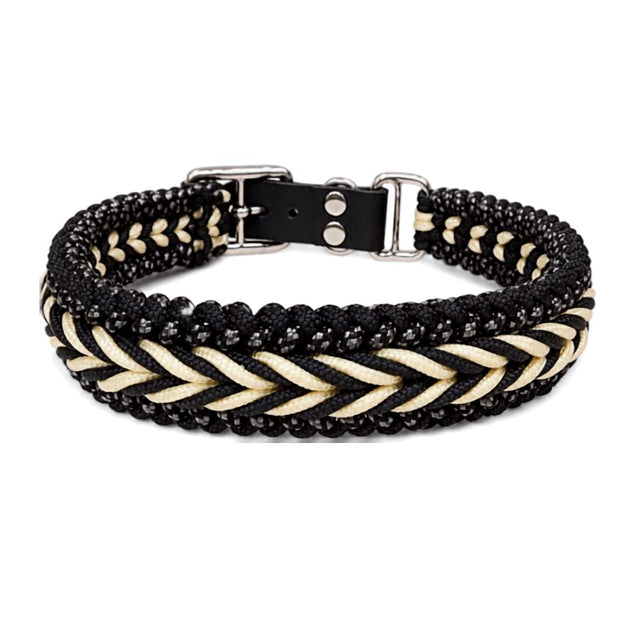 Collier Maïka Anthracite et jaune