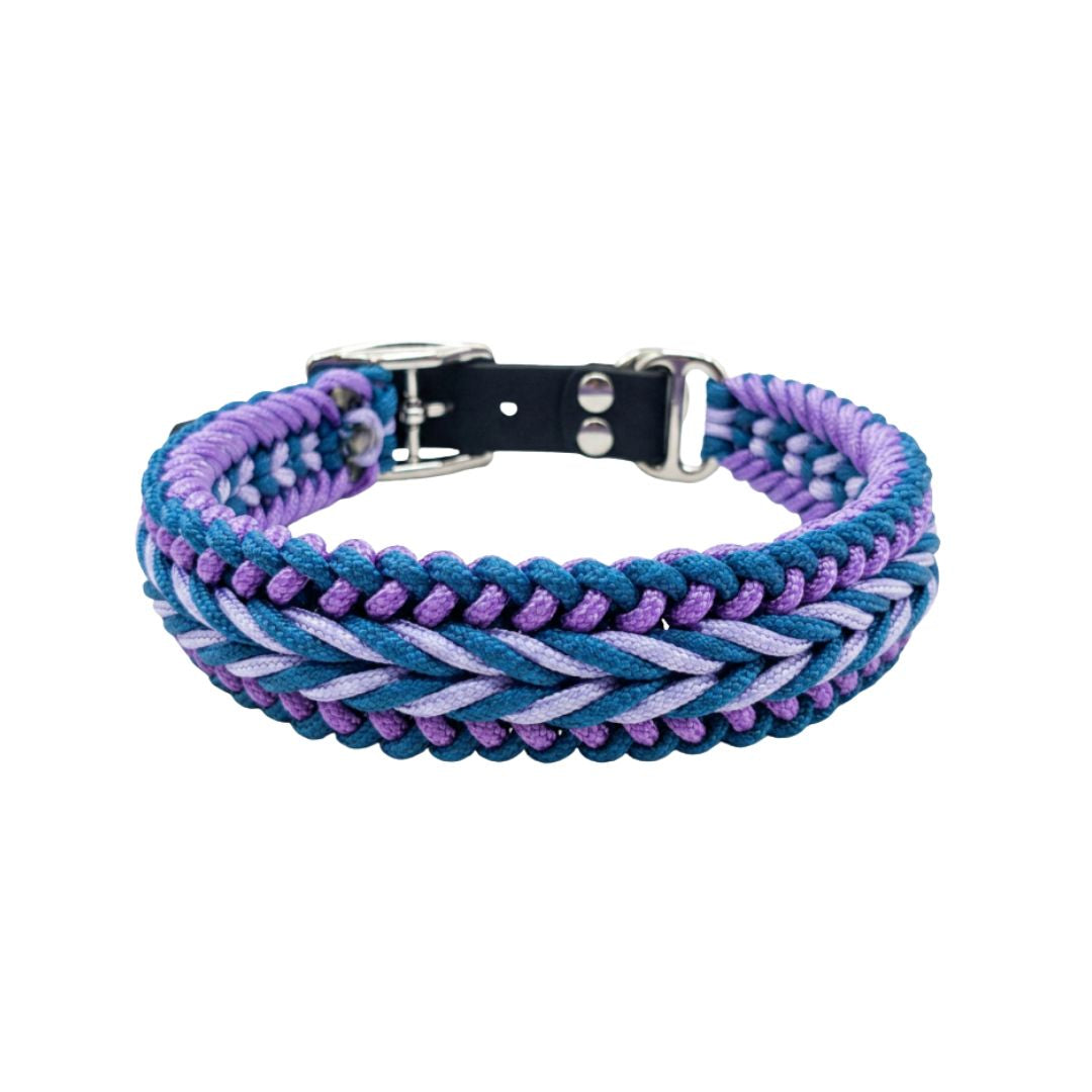 Collier Maïka Violet et bleu