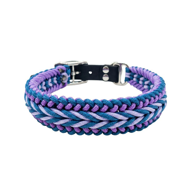 Collier Maïka Violet et bleu