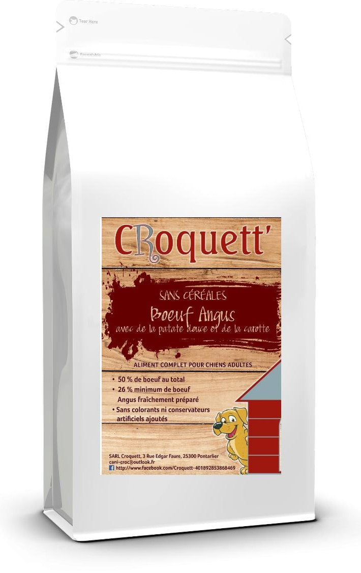 CROQUETT ADULTE BOEUF 12KG Croquett'
